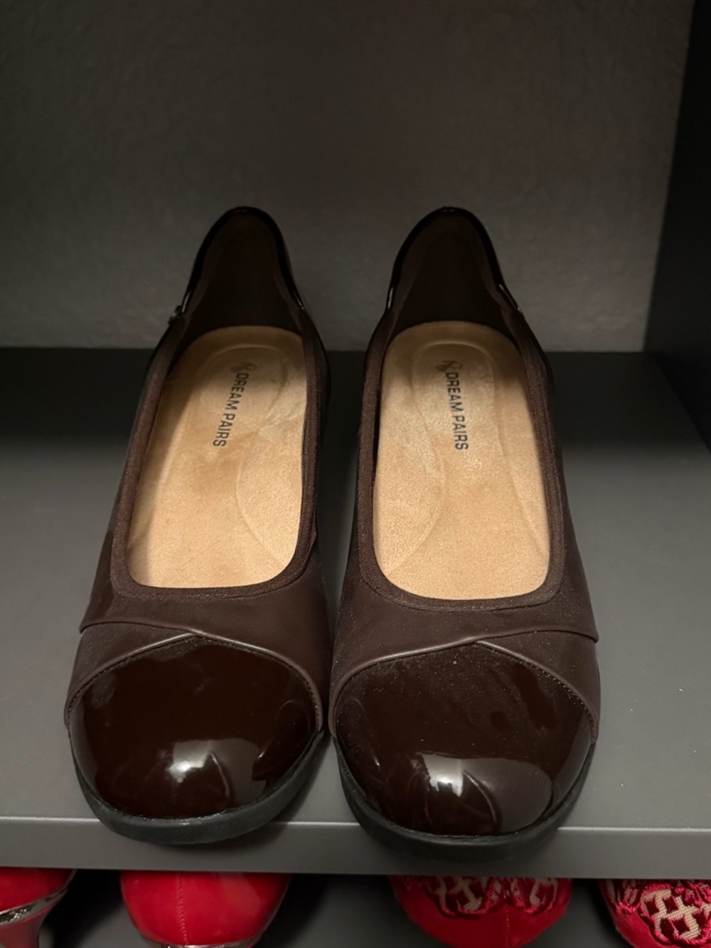 Dream Pairs Women's Brown Heels NWOT